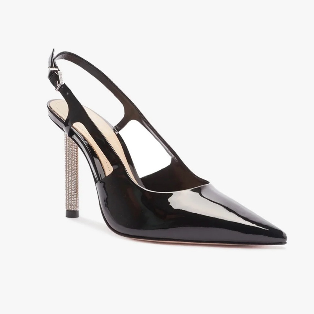 SCHUTZ Boris Glam Pin Heel Pumps NEW